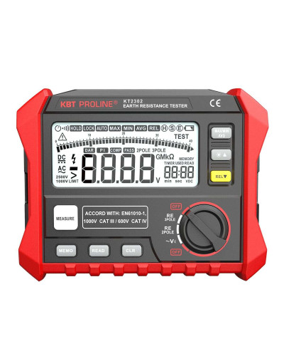 Купить в Алматы Измеритель сопротивления заземления цифровой KT 2302 серия PROLINE