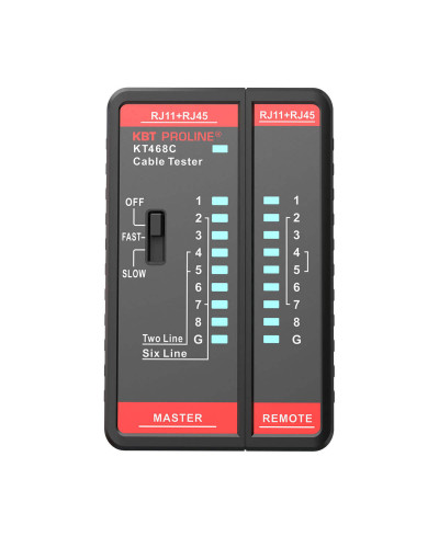 Купить в Алматы LAN-тестер кабельный KT 468С серия PROLINE